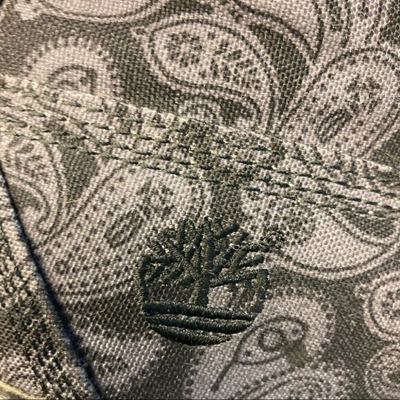 TIMBERLAND Sz 8 Paisley Limited  Edition Moto Combat Type Lace Up Boots - Picture 6 of 10